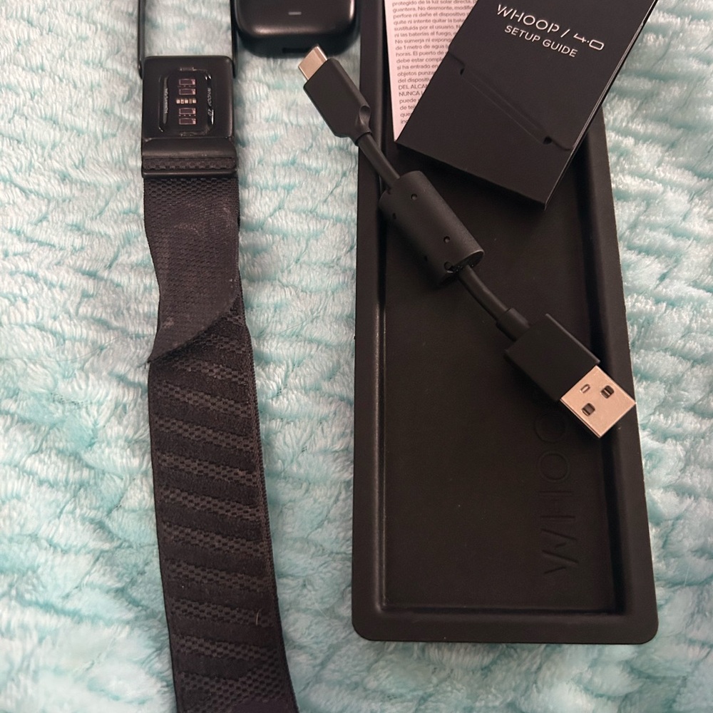 Black Wearable Wristband